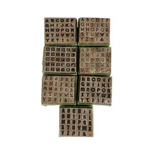 STUDIO G Hampton Art Alphabet Rubber Stamp Sets Series 4 30 Stamps Lot of 7 NEW